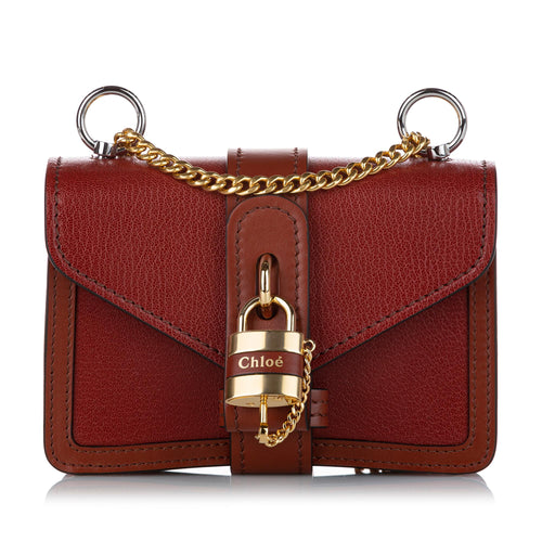 Chloe Aby Leather Crossbody Bag (SHG-26660)