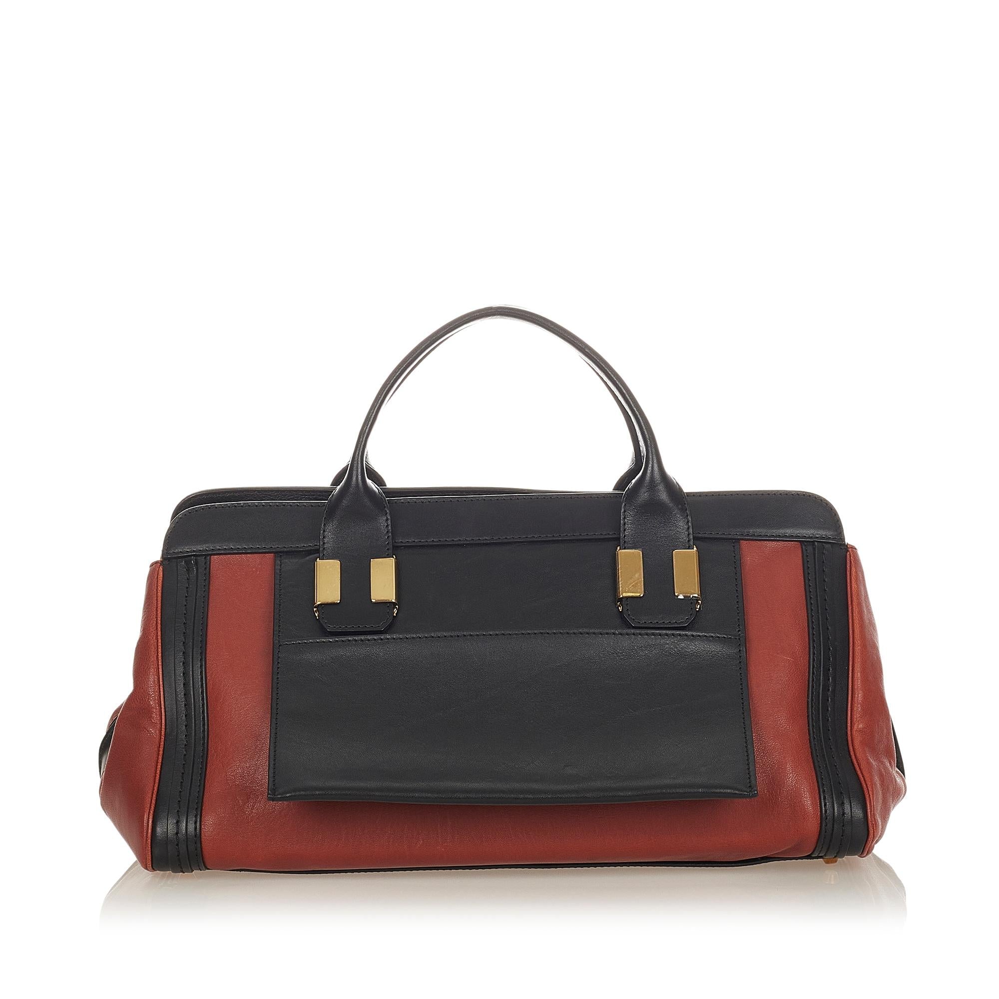 Chloe Alice Leather Satchel (SHG-25399)