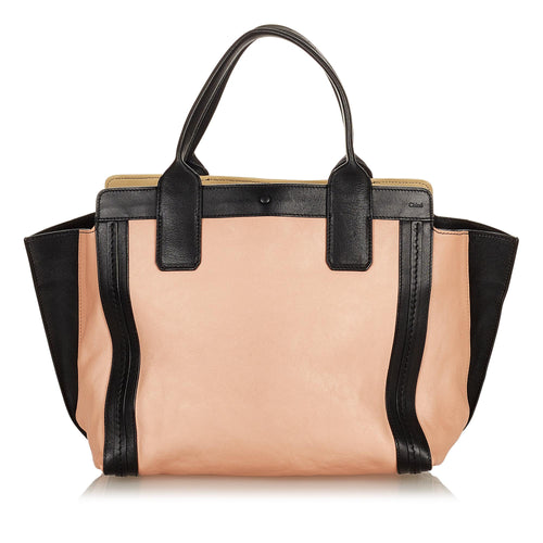 Chloe Alison Leather Tote Bag (SHG-27065)