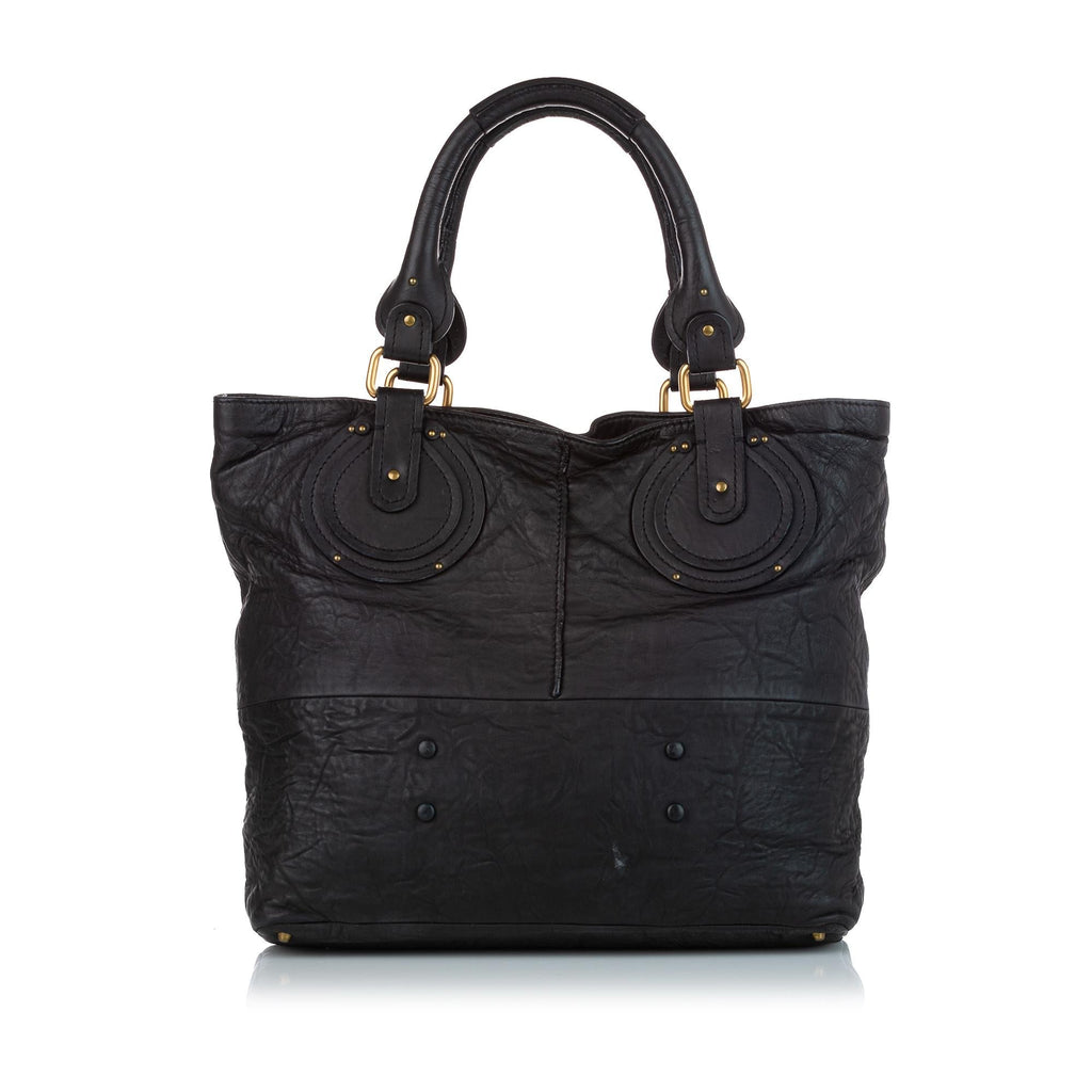 Chloe Aurore Leather Tote Bag (SHG-28264)