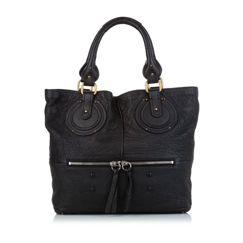 Chloe Aurore Leather Tote Bag (SHG-28264)
