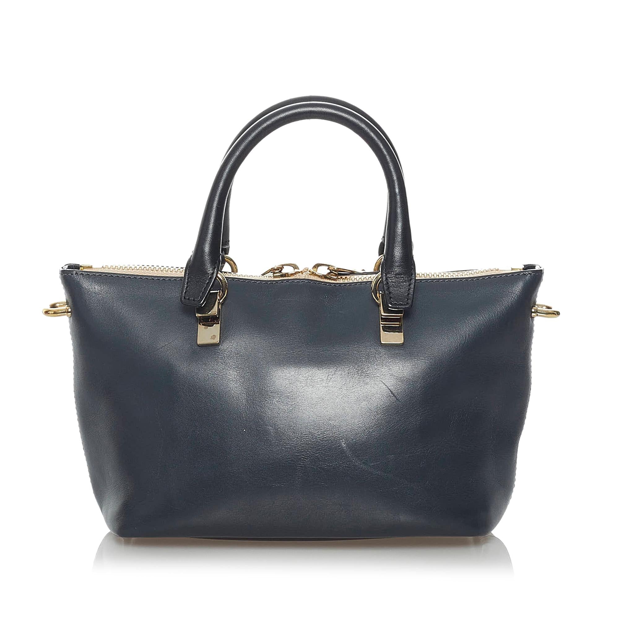 Chloe Bailey Leather Satchel (SHG-34193)