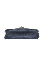 Chloe - Black Grained Lambskin Leather "Drew" Crossbody Bag