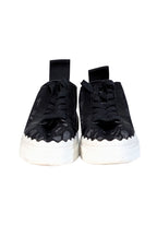 Chloe - Black Lace Lace Up Sneakers Sz 8