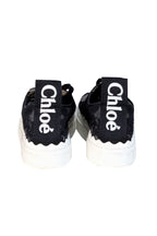 Chloe - Black Lace Lace Up Sneakers Sz 8