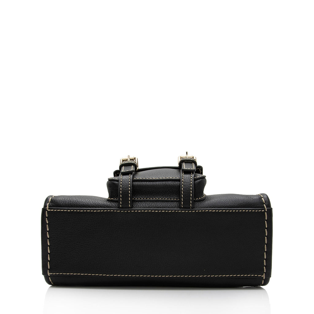 Chloe Buffalo Leather Edith Mini Bag (SHF-c97scC)