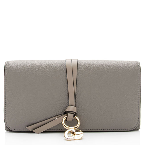 Chloe Calfskin Alphabet Continental Wallet (SHF-33KEPL)