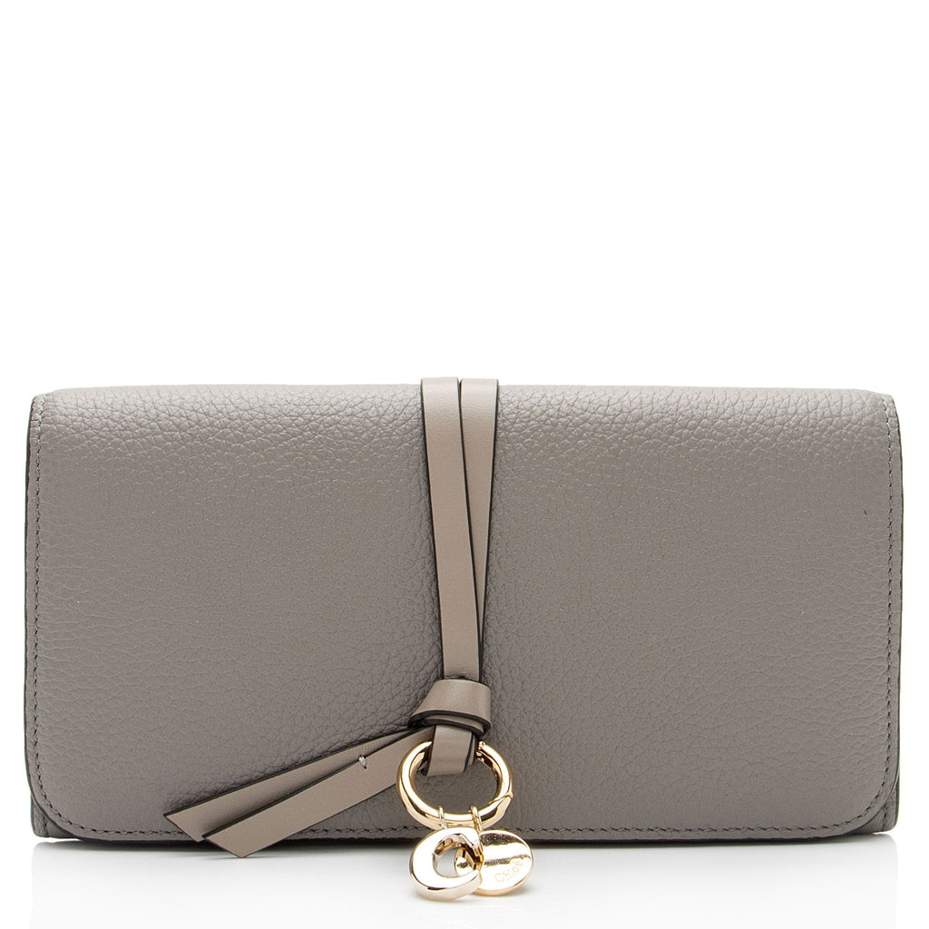Chloe Calfskin Alphabet Continental Wallet (SHF-33KEPL)