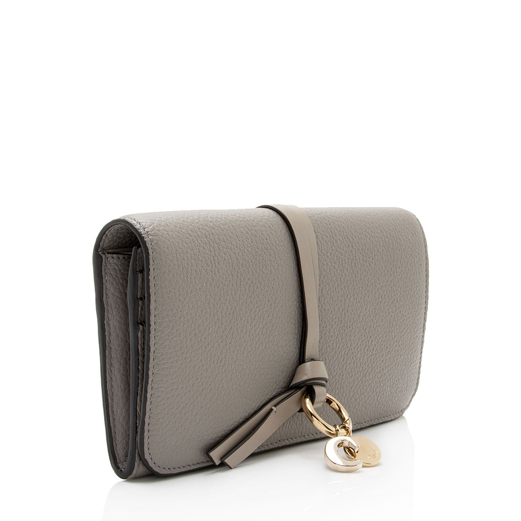 Chloe Calfskin Alphabet Continental Wallet (SHF-33KEPL)