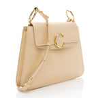 Chloe Calfskin C Medium Shoulder Bag (SHF-NFZYh6)