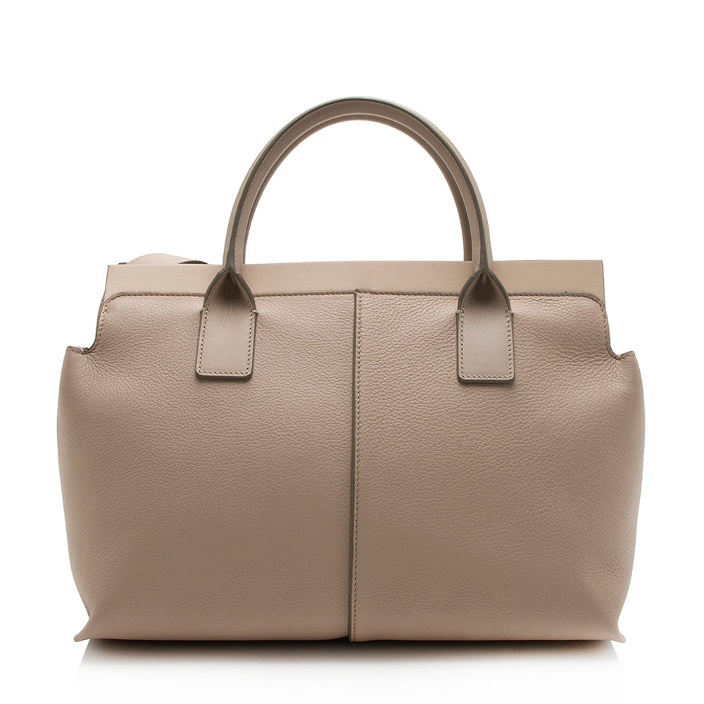 Chloe Calfskin Cate Medium Satchel (SHF-12219)