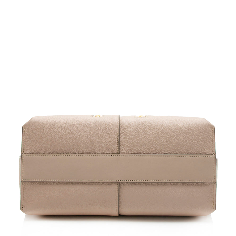 Chloe Calfskin Cate Medium Satchel (SHF-12219)