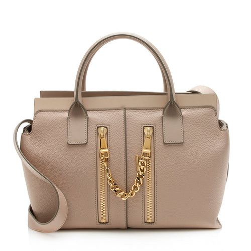 Chloe Calfskin Cate Medium Satchel (SHF-12219)