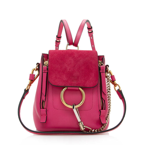 Chloe Calfskin Faye Small Backpack (SHF-15067)