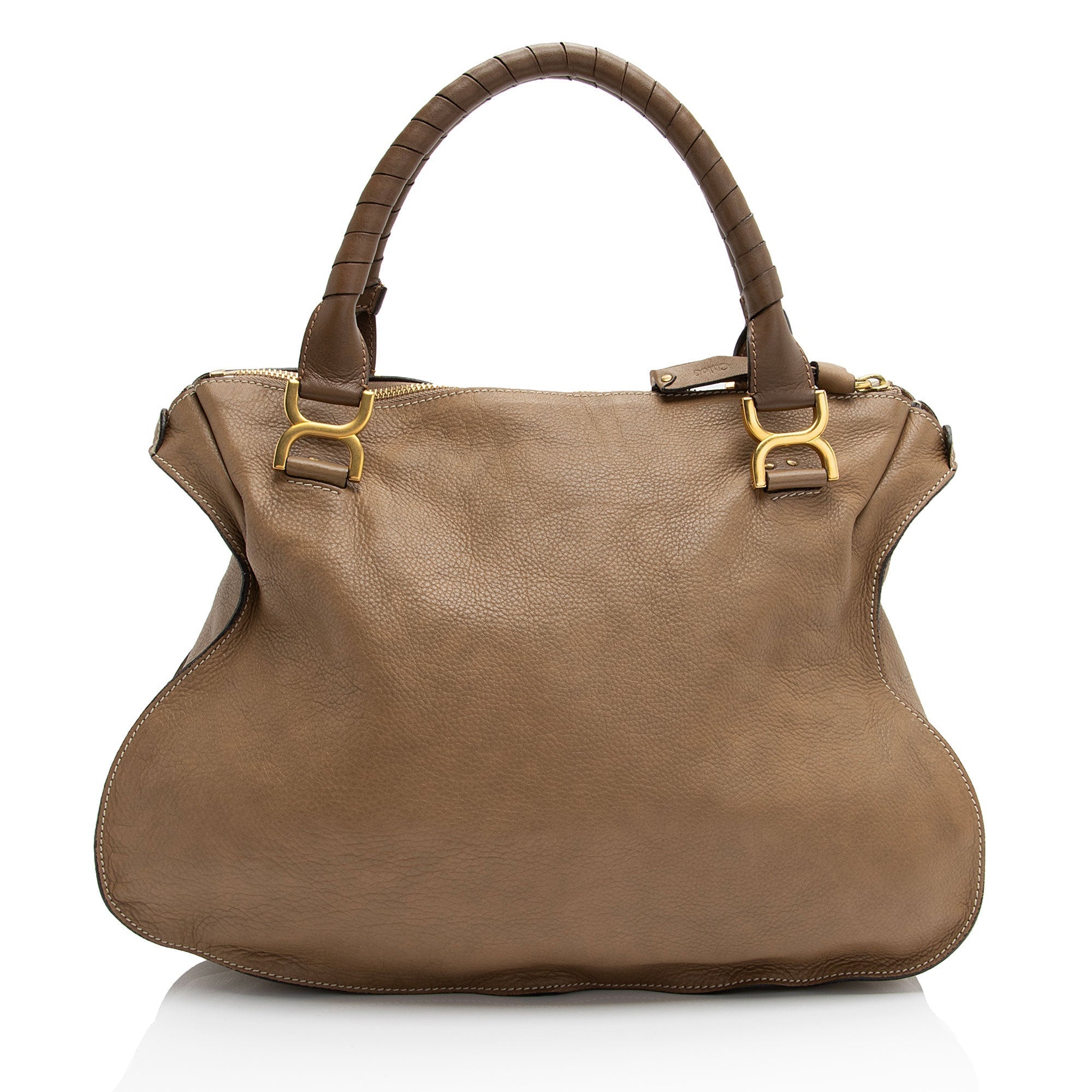 Chloe Calfskin Marcie Large Satchel (SHF-sZLBMz)