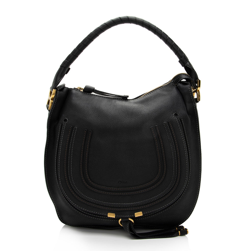 Chloe Calfskin Marcie Medium Hobo (SHF-qOGrvJ)