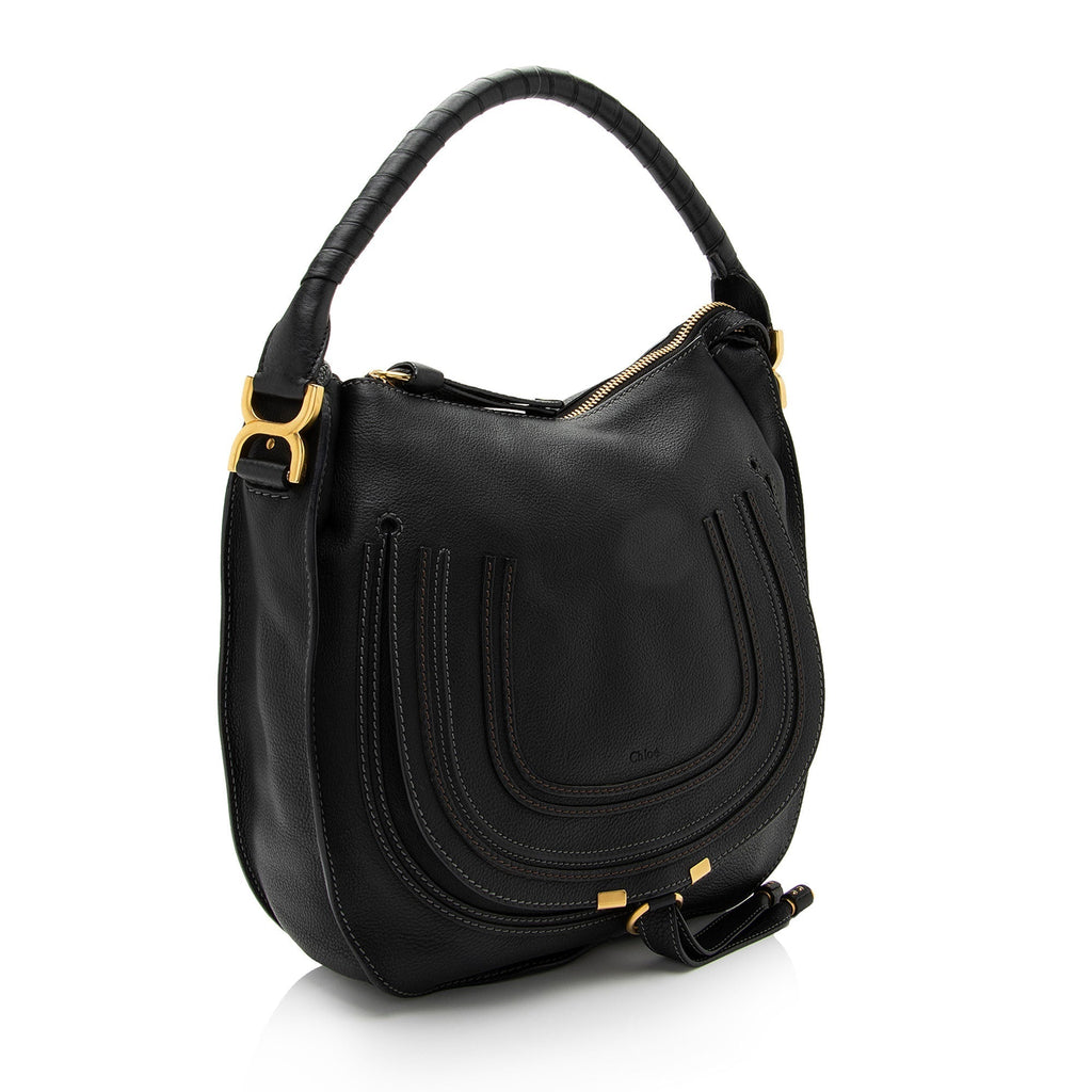 Chloe Calfskin Marcie Medium Hobo (SHF-qOGrvJ)