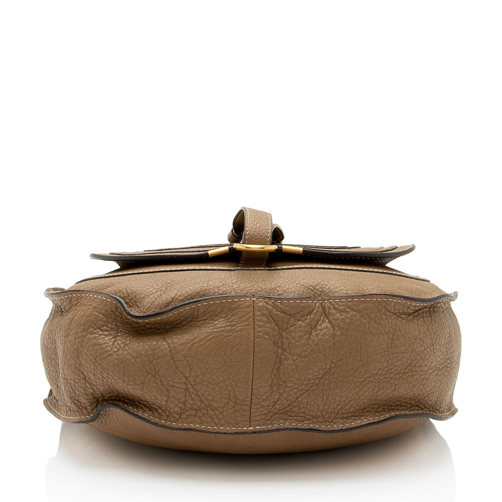 Chloe Calfskin Marcie Medium Hobo (SHF-qGoxQU)