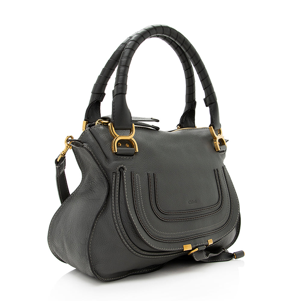 Chloe Calfskin Marcie Medium Satchel (SHF-19059)