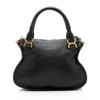 Chloe Calfskin Marcie Medium Satchel (SHF-sGHNMx)