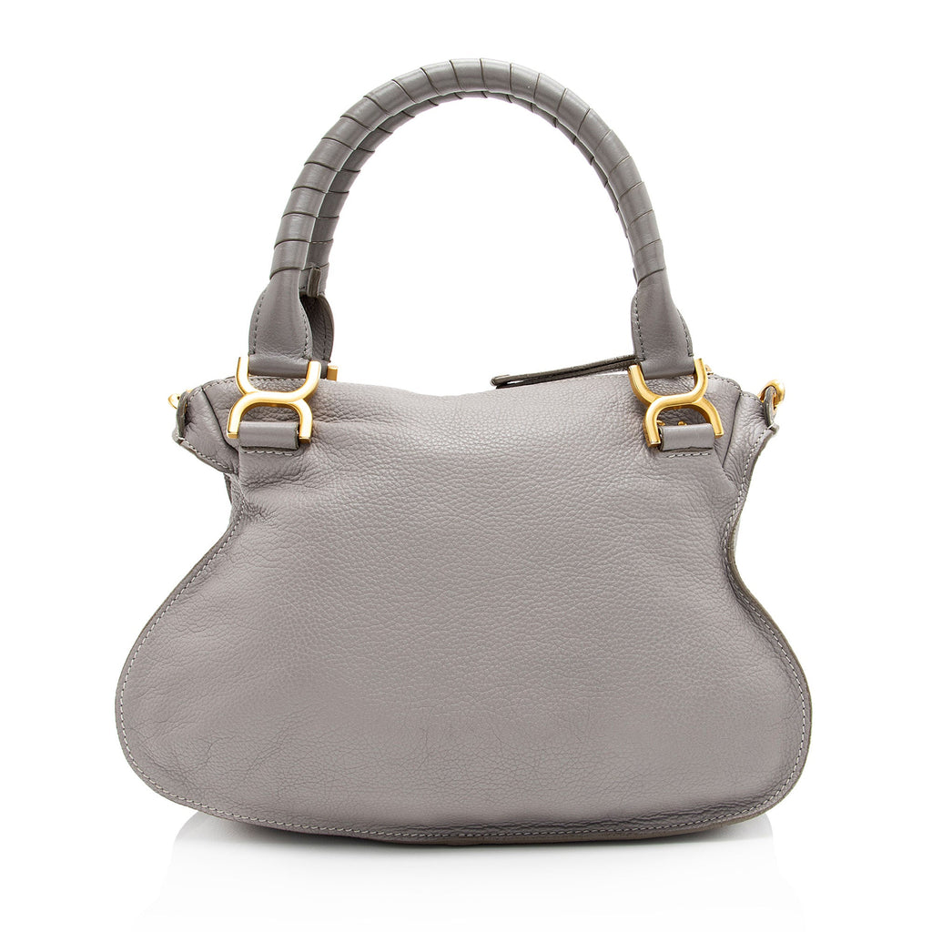 Chloe Calfskin Marcie Medium Satchel (SHF-1dXY9s)