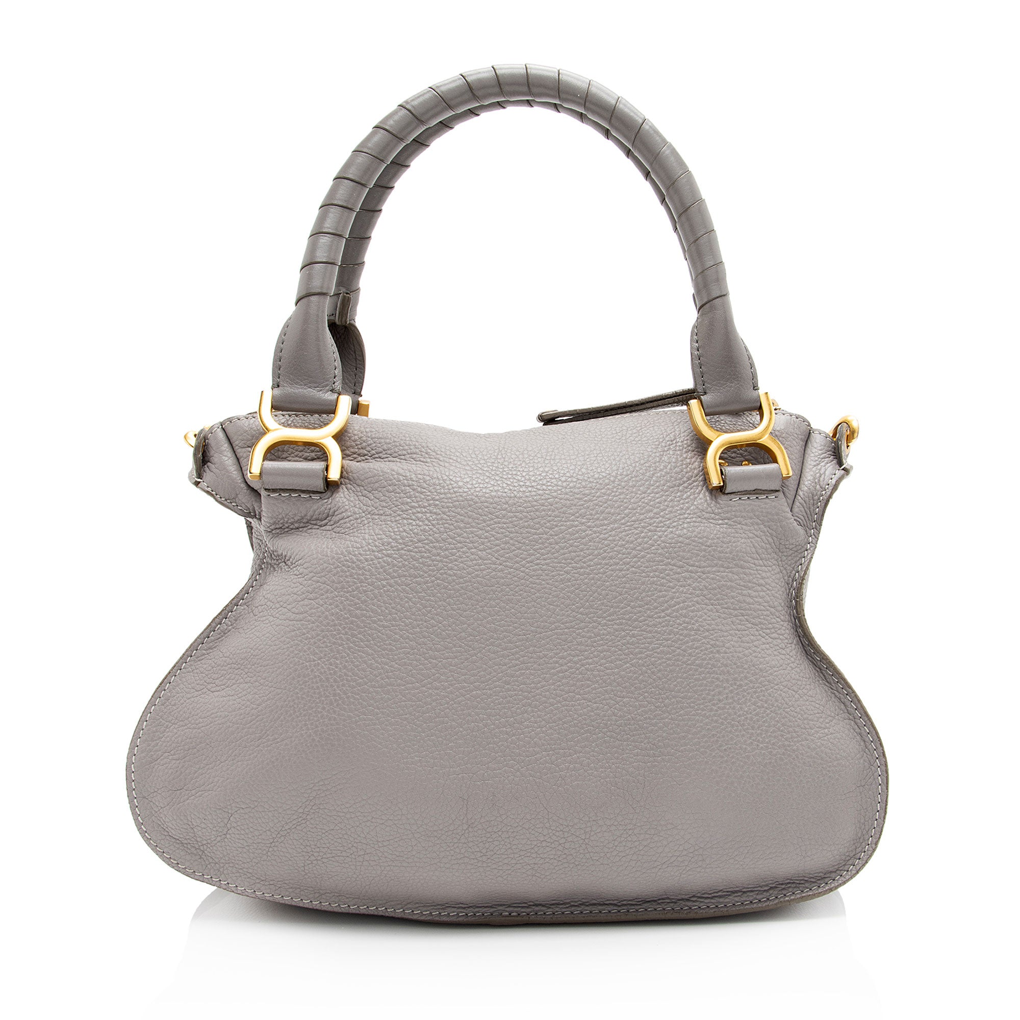 Chloe Calfskin Marcie Medium Satchel (SHF-1dXY9s)