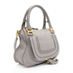 Chloe Calfskin Marcie Medium Satchel (SHF-1dXY9s)