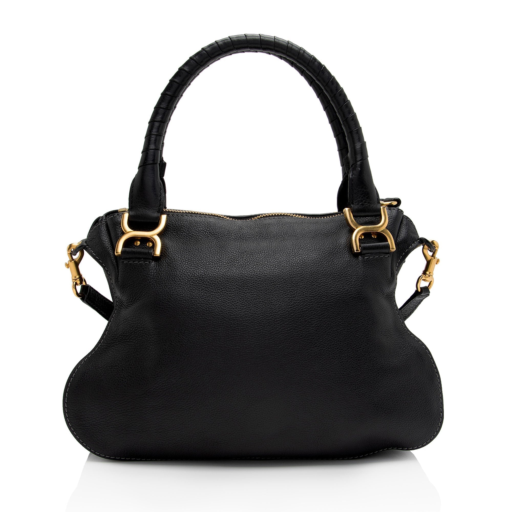 Chloe Calfskin Marcie Medium Satchel (SHF-MprYK2)