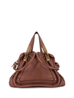 Chloe Calfskin Medium Paraty Bag Brown