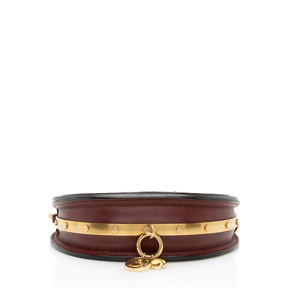 Chloe Calfskin Nile Minaudiere Small Bracelet Bag (SHF-19237)