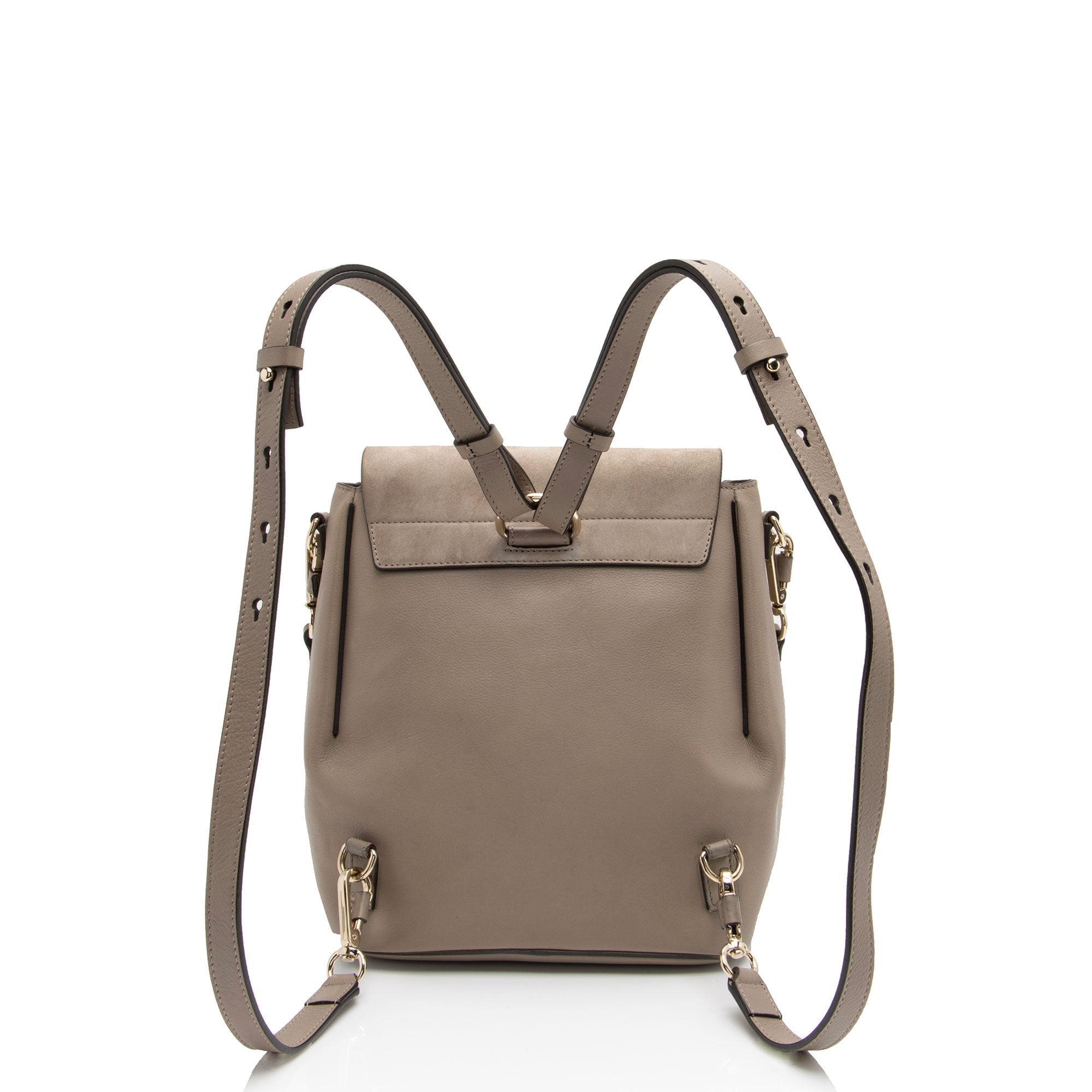 Chloe Calfskin Suede Faye Medium Backpack (SHF-BH2EAY)