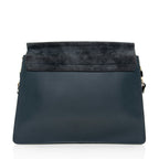 Chloe Calfskin Suede Faye Medium Shoulder Bag (SHF-18263)