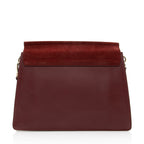 Chloe Calfskin Suede Faye Medium Shoulder Bag (SHF-19058)