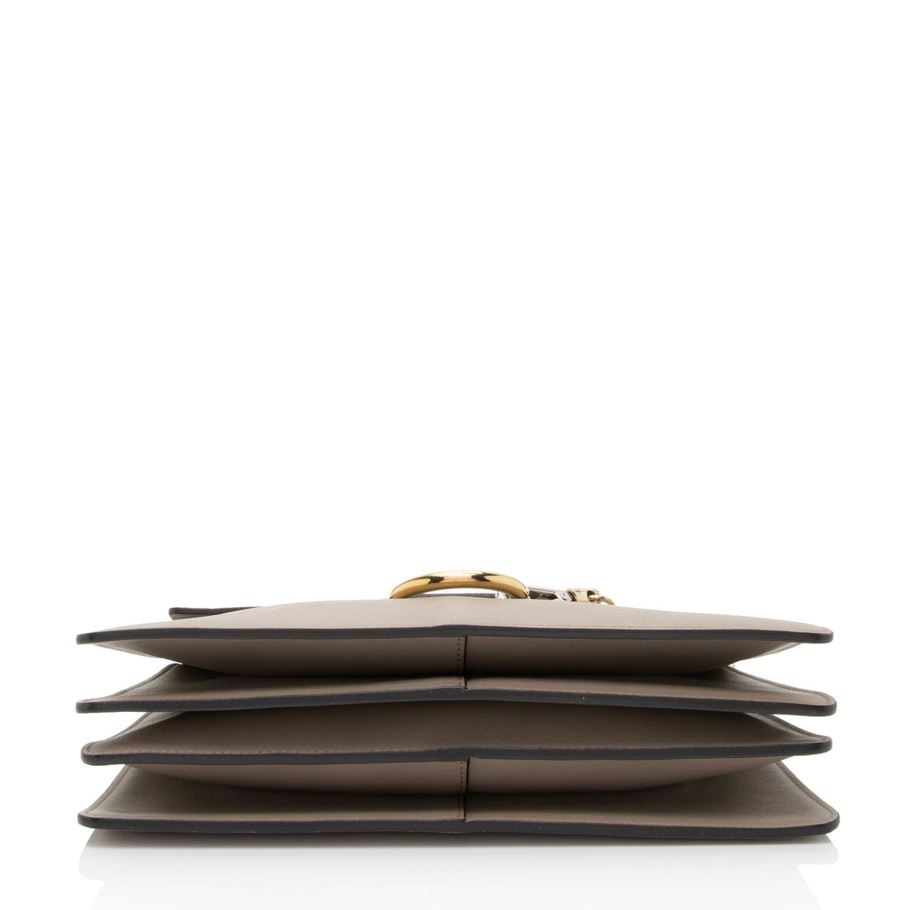 Chloe Calfskin Suede Faye Medium Shoulder Bag (SHF-Jb7npx)