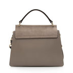 Chloe Calfskin Suede Faye Top Handle Shoulder Bag (SHF-14475)