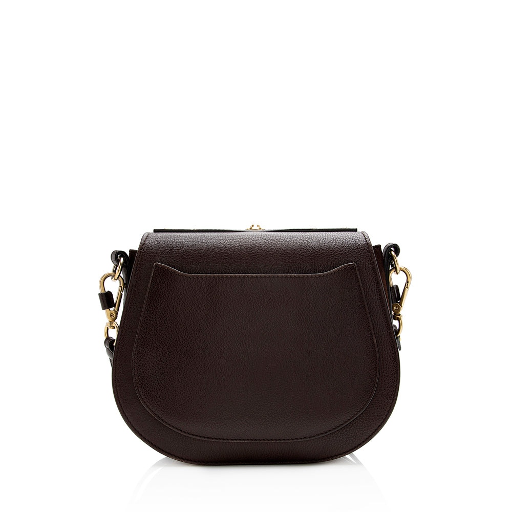 Chloe Calfskin Suede Nile Medium Bracelet Bag (SHF-15623)