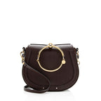 Chloe Calfskin Suede Nile Medium Bracelet Bag (SHF-15623)