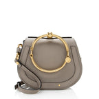 Chloe Calfskin Suede Nile Small Bracelet Bag - FINAL SALE (SHF-18310)