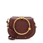 Chloe Calfskin Suede Nile Small Bracelet Bag (SHF-20119)