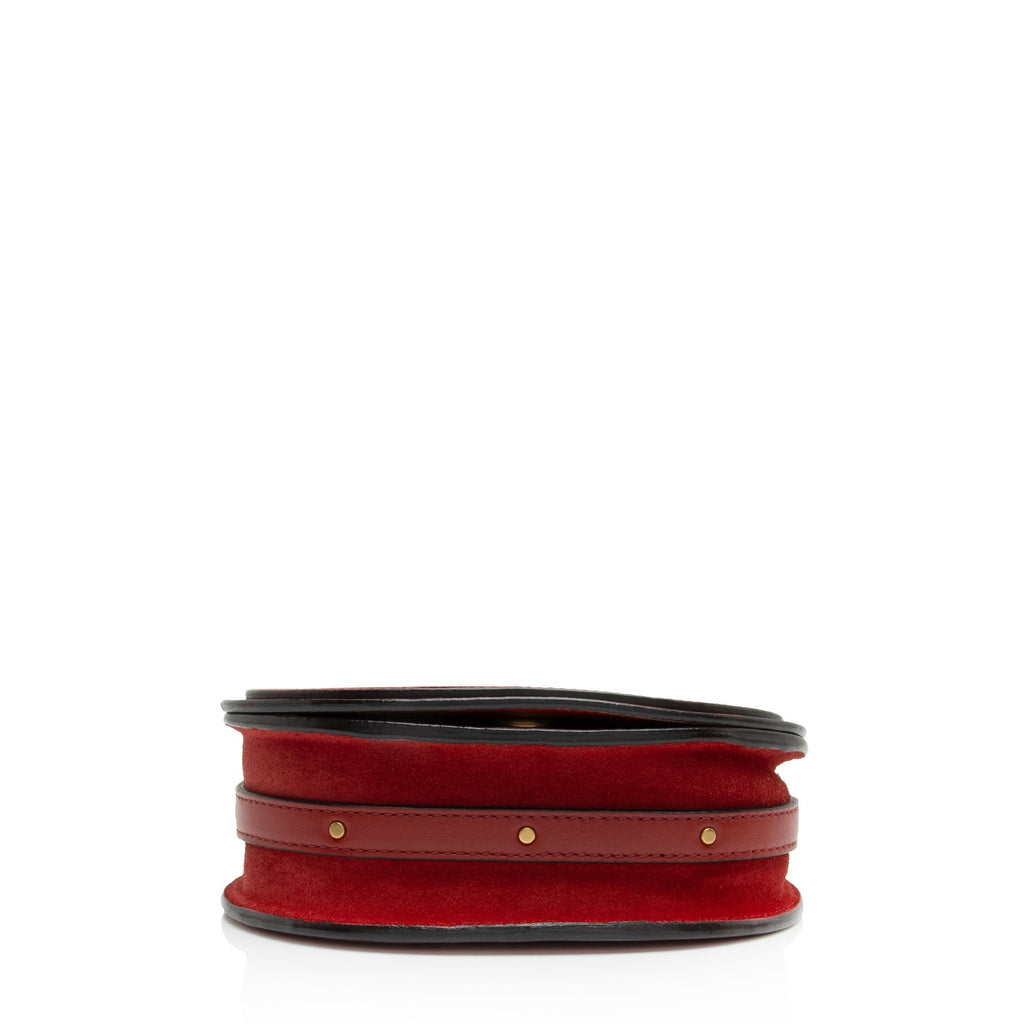 Chloe Calfskin Suede Nile Small Bracelet Bag (SHF-Cj2VOC)