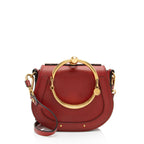 Chloe Calfskin Suede Nile Small Bracelet Bag (SHF-Cj2VOC)