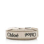 Chloe Linen Canvas Woody Crossbody Bag (SHF-wyyqtV)