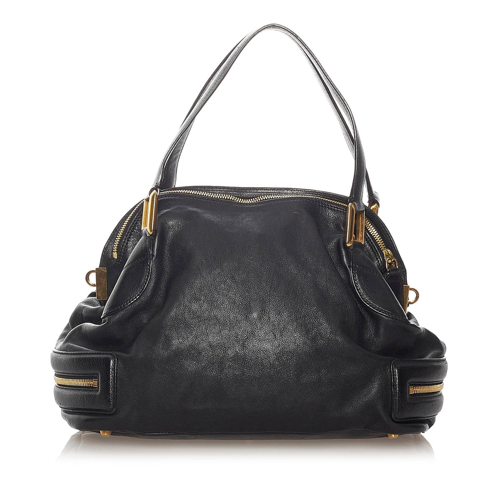 Chloe Cary Leather Satchel (SHG-27766)