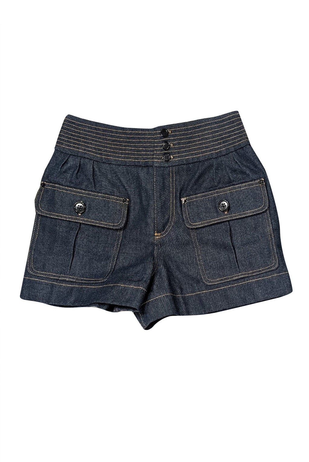 Chloe - Dark Wash Blue Denim Short Sz 2