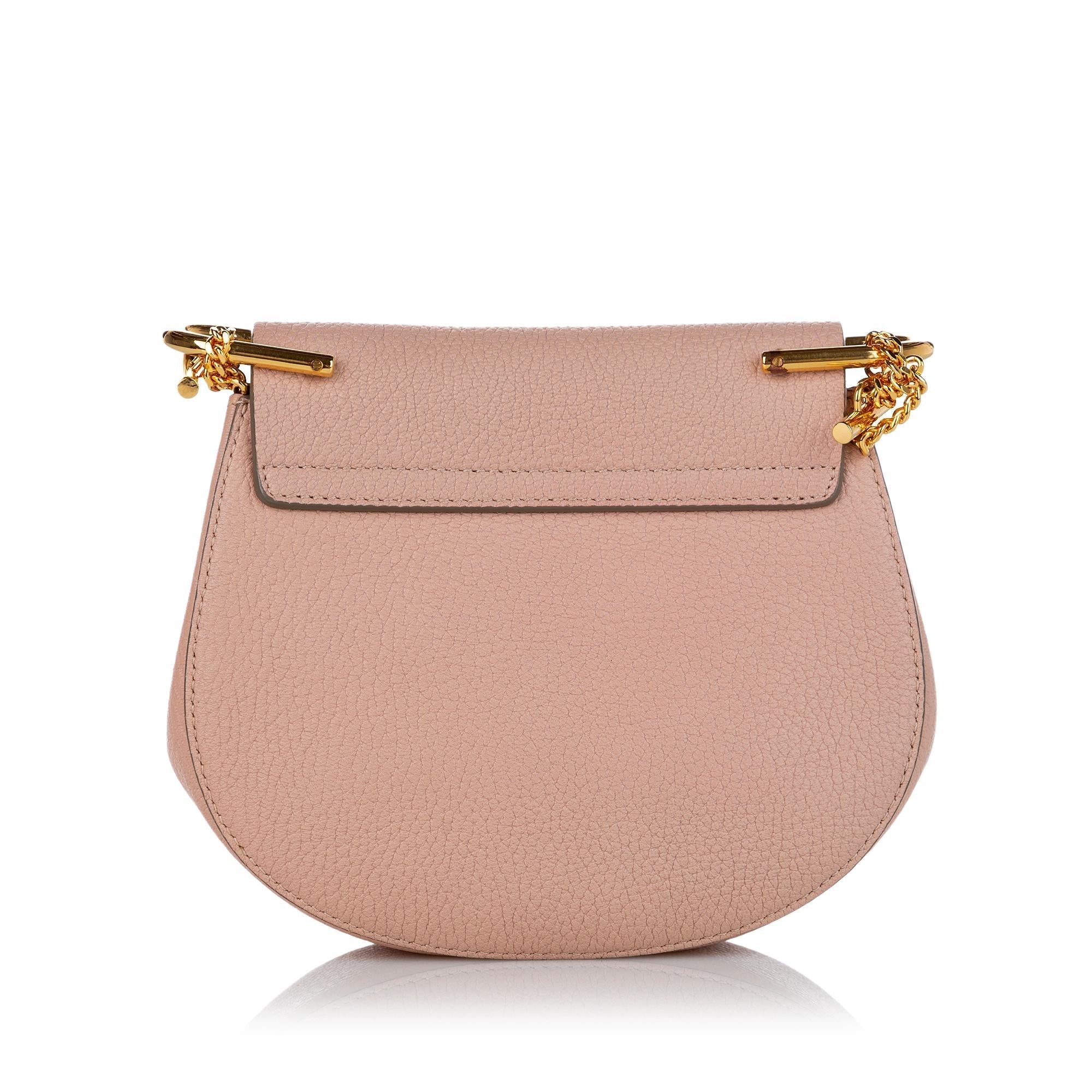 Chloe Drew Leather Crossbody Bag (SHG-28228)