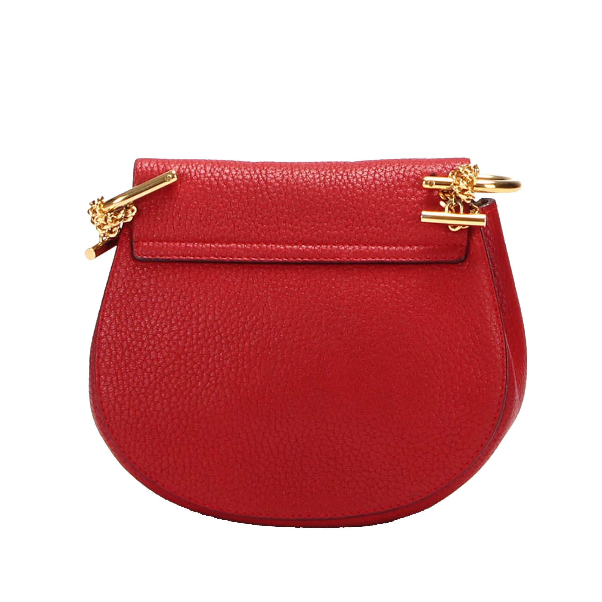 Chloe Drew Leather Crossbody Bag (SHG-28922)