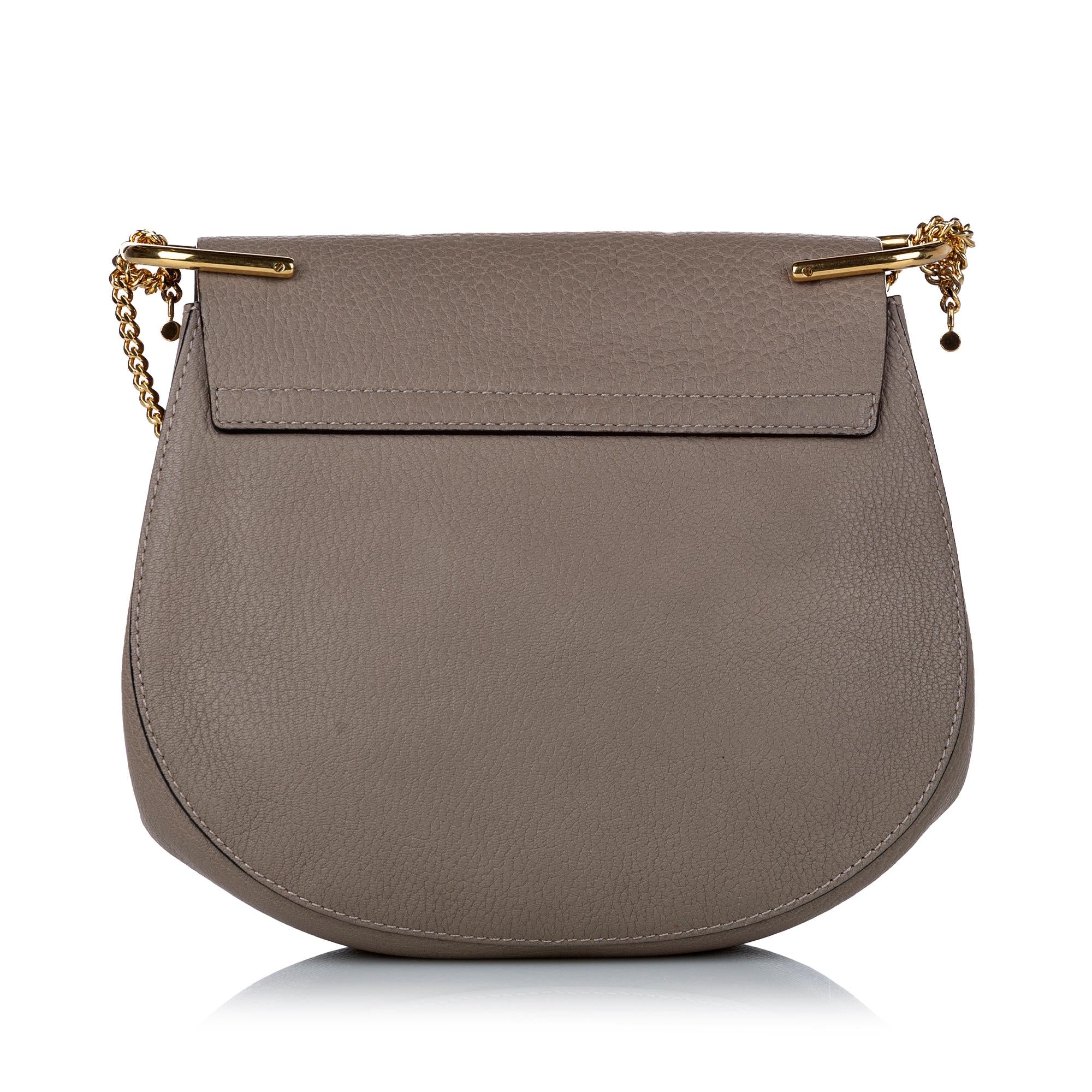 Chloe Drew Leather Crossbody Bag (SHG-29576)