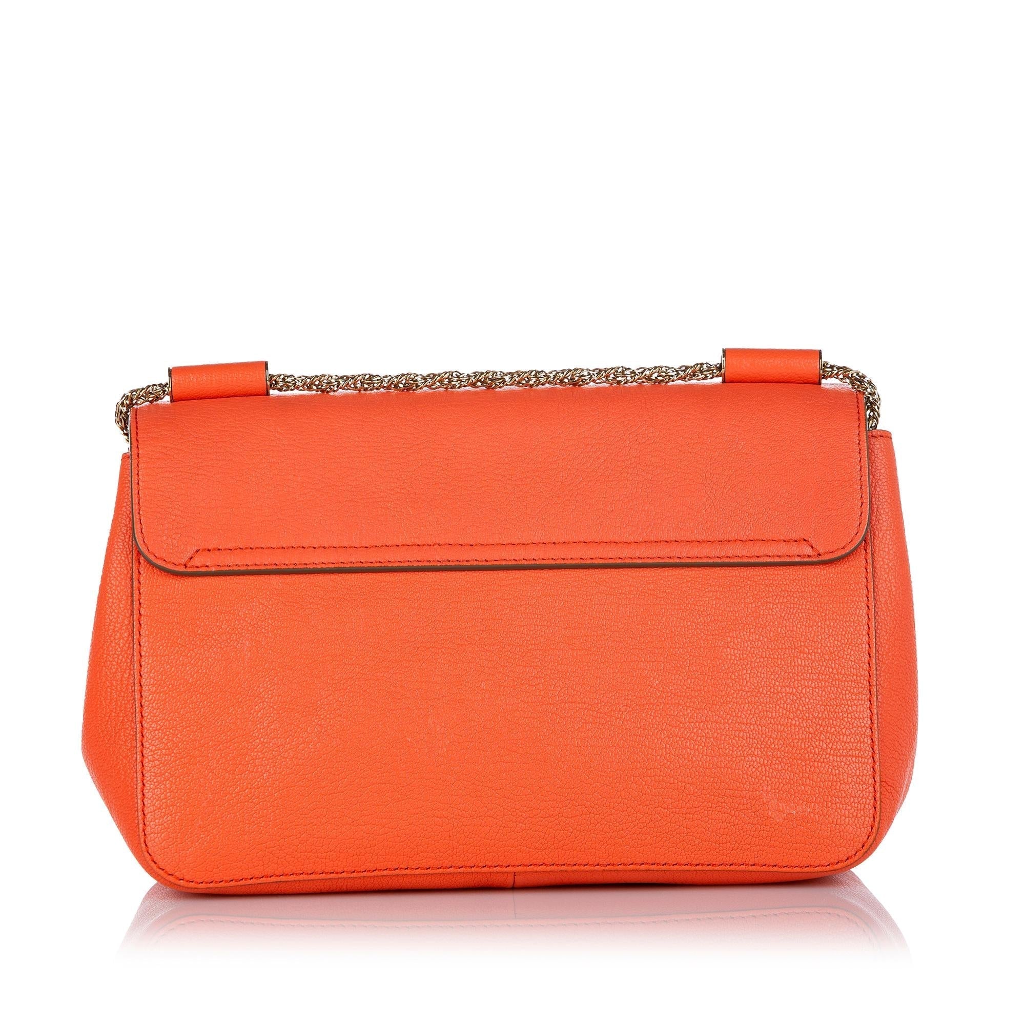 Chloe Elsie Leather Crossbody Bag (SHG-23827)