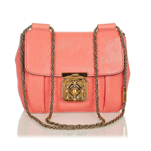 Chloe Elsie Leather Crossbody Bag (SHG-27135)
