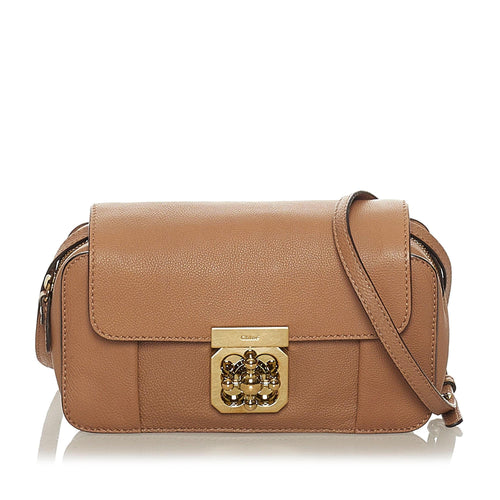 Chloe Elsie Leather Crossbody Bag (SHG-27210)